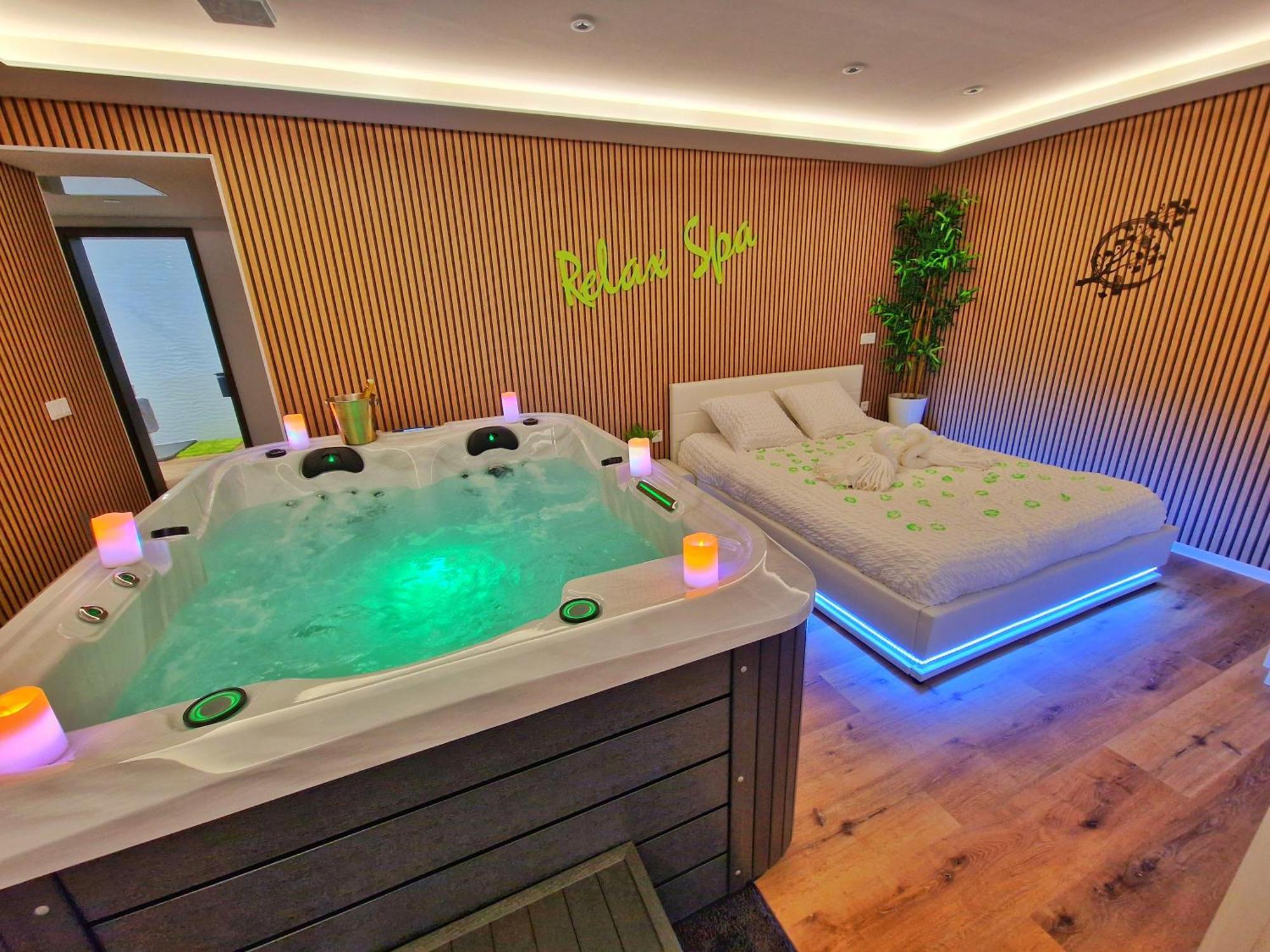 Relax Spa-4 Pers-Jacuzzi-Parking-Jardin-Clim-Colmar Muntzenheim Exteriér fotografie